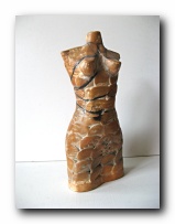 Terracotta torso